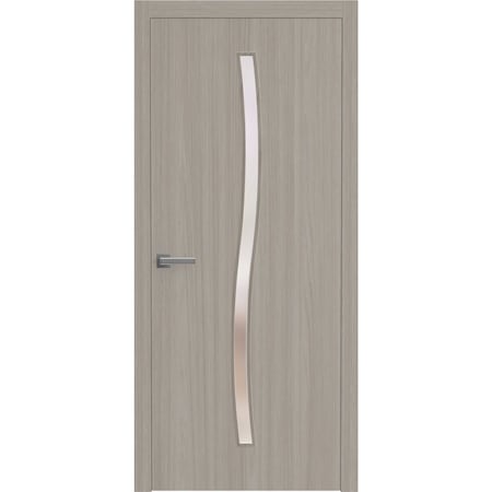 Sartodoors Interior Solid French Door 30 x 84 inches, BASIC 3002 Oak Franko, Single Regular Panel Frame Handl BASIC3002ID-DUFR-3084