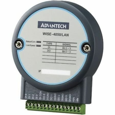 Advantech 4-ch DI and 4-ch DO IoT Ethernet I/O Module WISE-4050LAN-B