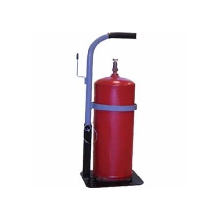Saf-T-Cart Cylinder Cart Stand, Holds 1 Cylinder, 6 in dia 339-B-TOTE