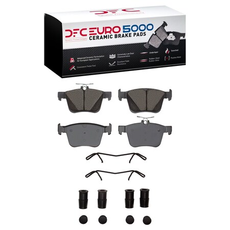 Dfc 5000 Euro Ceramic Disc Brake Pad Set, 1600-1761-02