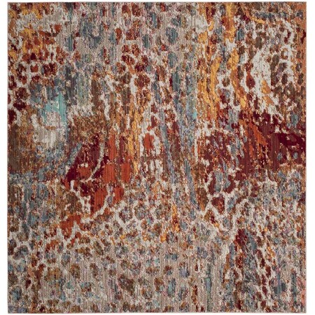 Safavieh Valencia Square RugsMulti Color 6 ft. 7 in. x 6 ft. 7 in. VAL218K-7SQ
