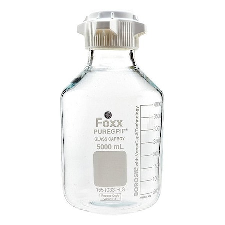 Foxx Life Sciences Jug, Borosilicate Glass, 368.3 mm H 1551033-FLS