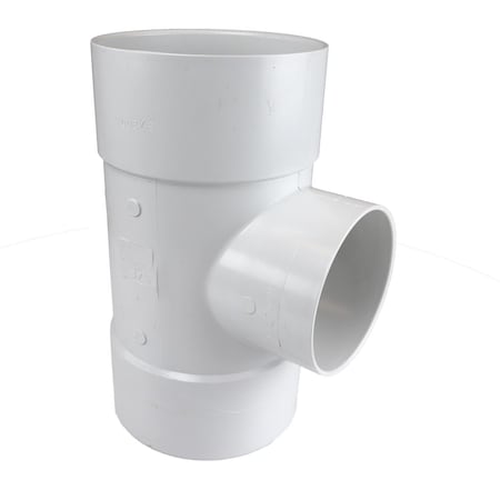 Plastic Trends NDS Schedule 35 6 in. Hub each X 6 in. D Hub PVC Straight Tee 1 pk 64P01