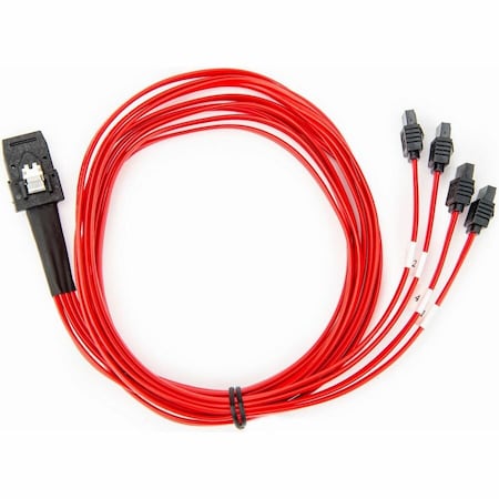 Rocstor PREMIUM 1M 3.28FT SERIAL ATTACHED SCSI SAS CABLE, 1X SFF-8087 36-PIN PLUG TO Y10C872-RD