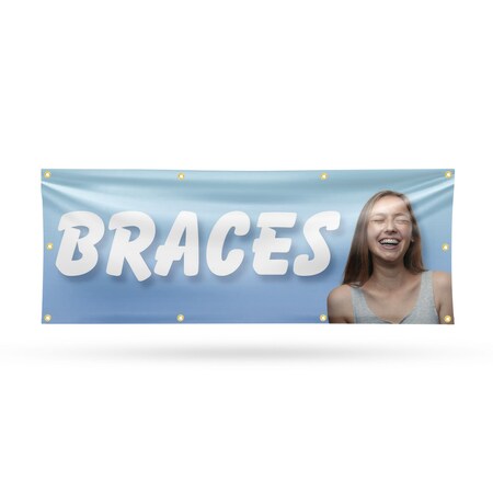 Signmission Braces, 36 Inch x 96 Inch, Vinyl Banner B-96-30493