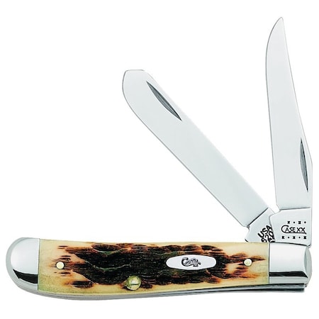 Case XX Folding Pocket Knife, 2.7 in Clip, 2-3/4 in Spey L Blade 00013