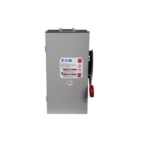 Eaton Safety Switches DH 2P 30A 600V 50/60Hz 1Ph Fusible 2Wire EA NEMA 3R DH261FRK