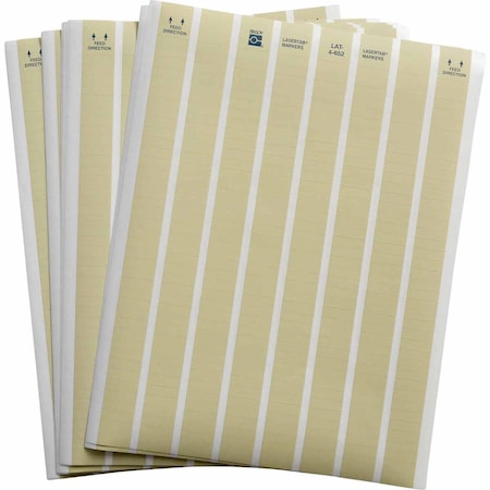 Brady LaserTab High Temp Polyimide Lbls 0.25 in H x 0.8 in W Amber 33/PK, 33PK LAT-4-652-10