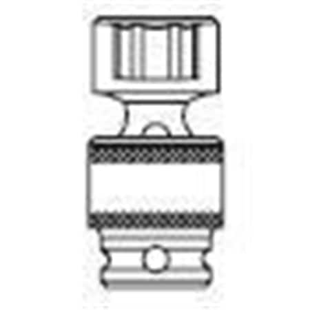 Cool Kitchen 1/2 Inch Drive Standard 6 Point Universal Impact Socket - 14mm CO766556