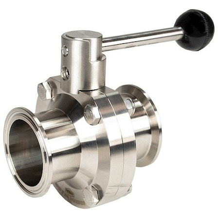 Dixon Butterfly Valve, 4.6 in L, 110 psi B5107S250CC-A