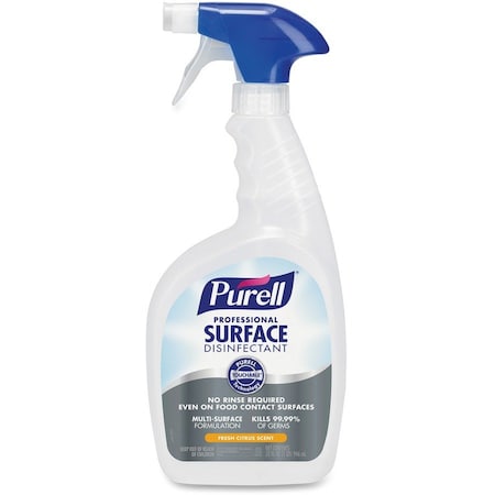 Purell Surface Disinfectant, Trigger Spray Bottle, 32 oz Container Size, Ready to Use, Liquid, 6 PK 3342-06