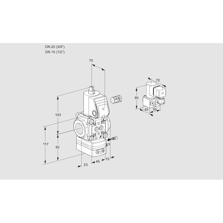 Honeywell Kromschroder VAG120/15R/NQBE KS88004915