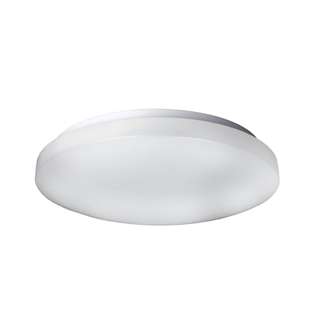 Maxlite FLUSH MOUNT PUFF, 13 INCH, 10/15/20W, 120V ONLY TRIAC, 27/30/35/40/50K WATT CCT SELECTABLE, WHITE FMP13T10WCSW