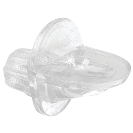 Prime-Line Mini Shelf Support Peg 12 lb, Plastic, Clear 819-4383
