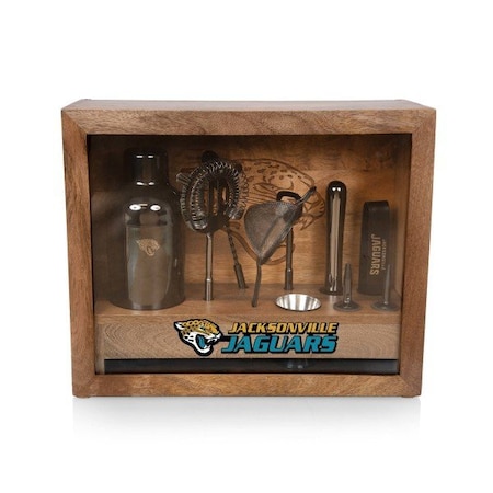 Picnic Time Family Of Brands NFL Jacksonville Jaguars - Old Fashioned Bar Set 861-09-511-157-2