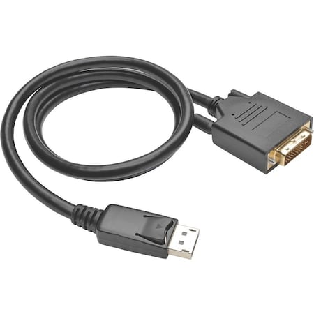 Tripp Lite 3FT DIPSPLAY PORT TO DVI ADAPTER ACTIVE CONVERTER CABLE WITH LATCHES DPORT 1.2 M P581-003-V2