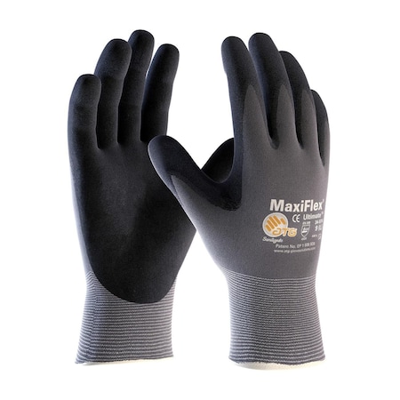 Pip PIP G-Tek Maxiflex Nitrile Gloves, X Large, Black Coated, 12PK 34-874/XL