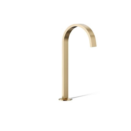 Kohler Components Bathroom sink faucet spout with Ribbon design, 1.2 gpm 77966-AF