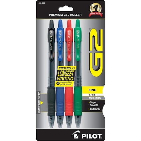 Pilot Pen, Rollball, G2, Fn, Ast, PK4 31034