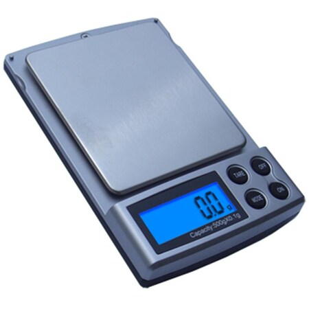 American Weigh Scales Amw Scalemate Dual Range 500G Scale Silv SM-5DR-SIL