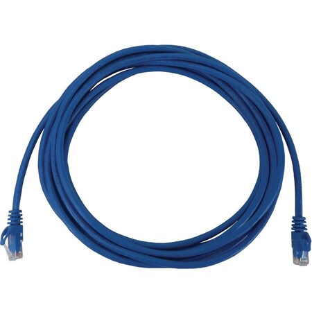 Eaton Tripp Lite Series Cat6a 10G Snagless Molded UTP Ethernet Cable RJ45 M/M, PoE, Blue, 15 ft. N261-015-BL