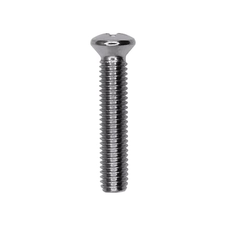 Phillips Oval #8 Head Machine Screw 10-32 x 1in, 100PK