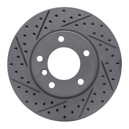 Dynamic Friction Co DFC Geoperformance Rotor - Drilled and Slotted 830-31027R