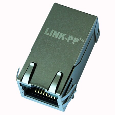 Link-Pp Telecom and Datacom Connector, 8Contact(s), Female, Right Angle, Solder Terminal LPJK6064AONL