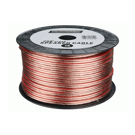Install Bay 12-Gauge 250' Speaker Wire, Clear IBSW12250