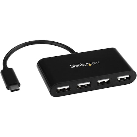 Startech.Com 4 Port USB C Hub - Mini Hub - USB-C to 4x USB-A - USB 2.0 ST4200MINIC