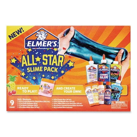 Elmers All-Star Slime Kit, Assorted Colors 2119929