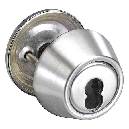 Assa Abloy Accentra Deadbolt, Cylindrical, Satin Chrome Finish B-D162 626 LC