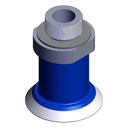 Smc Vertical Vacuum Inlet, Blue, Flat Pad ZP3P-T20PTSF-AG1