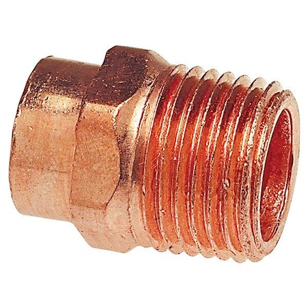Nibco Straight, Copper, Cup3/4in, MNPT3/4in 9030951