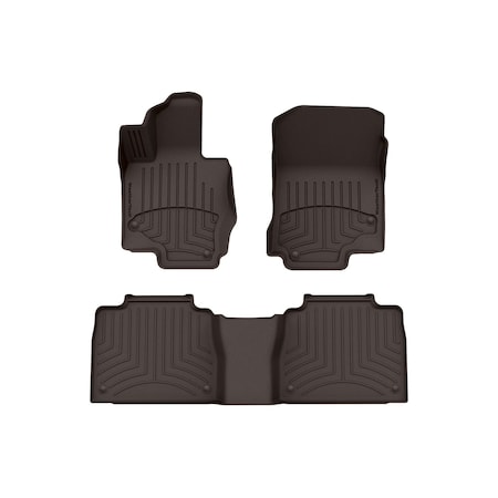 Weathertech Cocoa, Front and Rear FloorLiner HP 471533-1-2IM