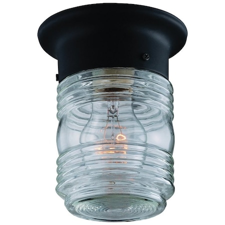 Boston Harbor Boston Harbor HV-66919-BK3L Porch Light Fixture, 60 W, CFL Lamp, A19 Bulb, Black HV-66919-BK3L
