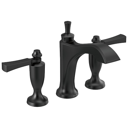 Delta Dorval Two Handle Widespread Bathroom Faucet 3556-BLMPU-DST