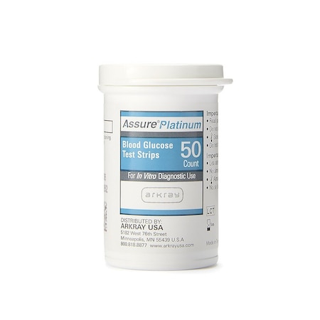 Assure Blood Glucose Test Strips Platinum, 50PK 500050