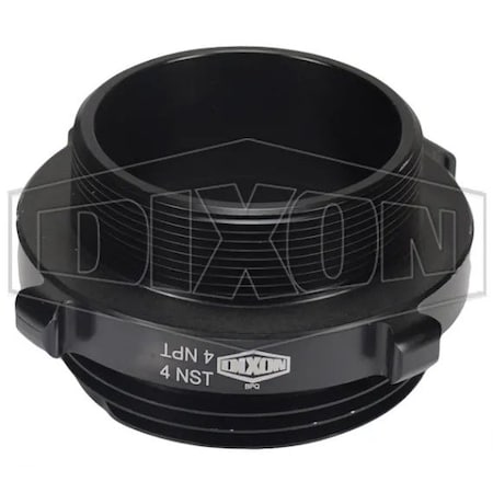 Dixon Style N36 Double Male Rocker Lug Adapter, 4 in, MNPT x Male NST NH N36-40T40F
