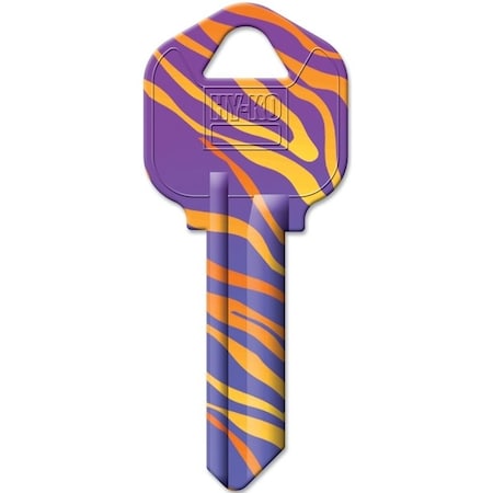 Hy-Ko Key Blank, Solid Brass, Painted, For: Kwikset KW1, Titan KW10 Keyways 16010KW1-02