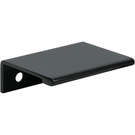 Designperfect 1-1/4'' Center-to-Center Cabinet Tab Pull, Matte/Flat Black, 10PK DPA10F421BLK