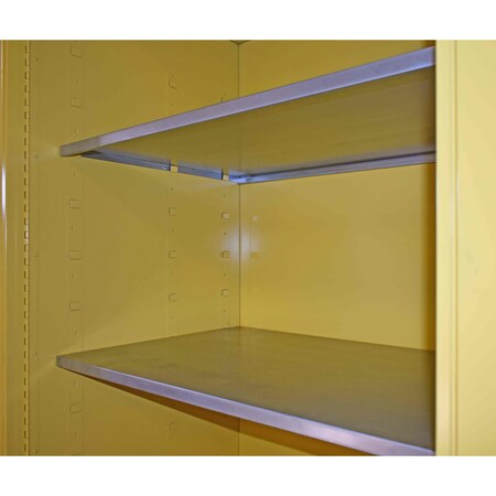 Securall SafetyCabinetShelf, Gray, StainlessSteel s1-ss-05