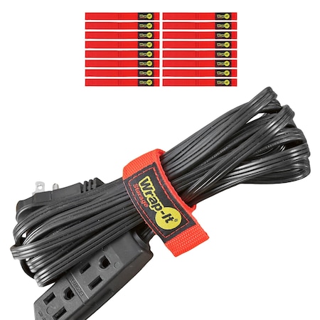 Wrap-It Quick-Straps, 9in x 1in, 16PK A116-BS-9RE