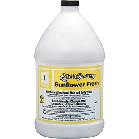 Spartan Chemical Lite'n Foamy Sunflower Fresh 1 Gallon Hand Wash 330504