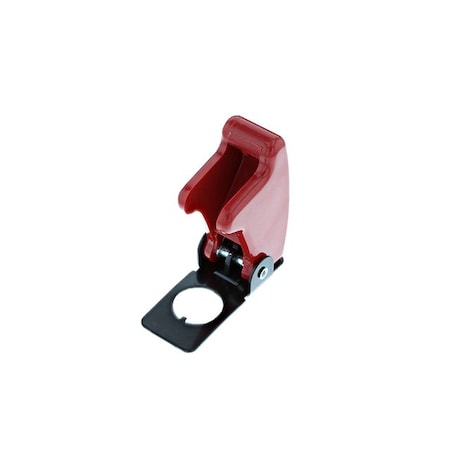 Switch Components Toggle Safety Cover, Red. Opposite Keyway SC-R-R