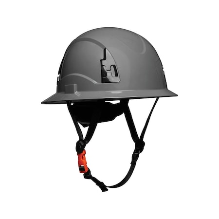 Malta Dynamics Safety Helmet, Acrylonitrile Butadiene Styrene (ABS), Ratchet, C, Grey HHG3004