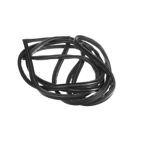 Continental Refrigeration Gasket, Glass Door, Roll-In, 30in x 66 3/4in, Black 2-645GASKET