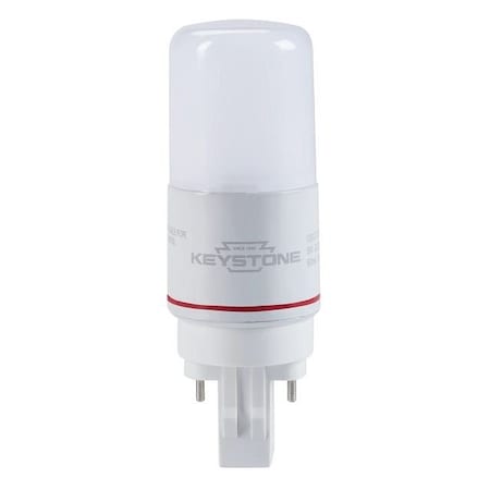 Keystone 7W 2-Pin Compact LED Lamp, Omni-Directional Type, 120-277V Input, G24d Base, 5000K KT-LED82P-O-850-D