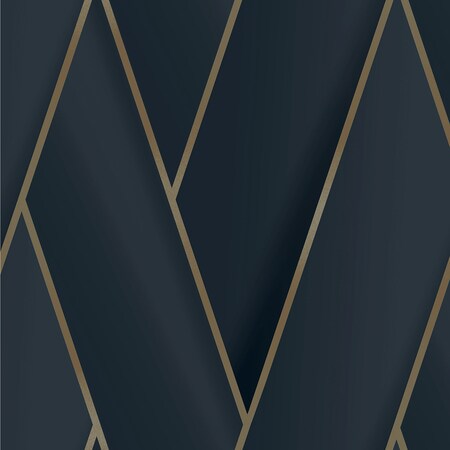 Advantage Manfred Navy Modern Herringbone Wallpaper 4041-34801
