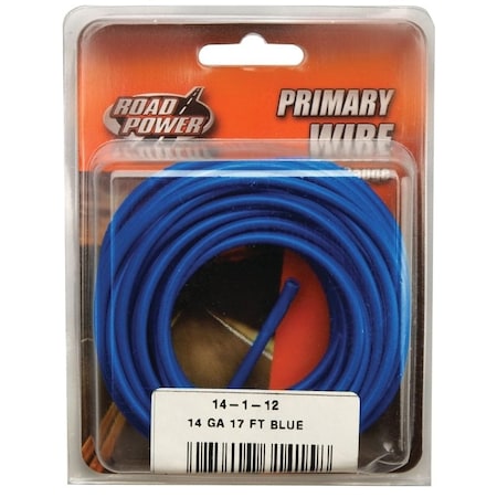 Southwire Primary Wire, 14 AWG, Copper, Blue, PVC Jacket, Stranded 55669433/14-1-12